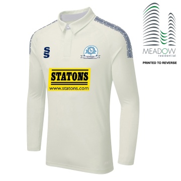 DUAL LONG SLEEVE CRICKET SHIRT (WOMENS)-Ivory